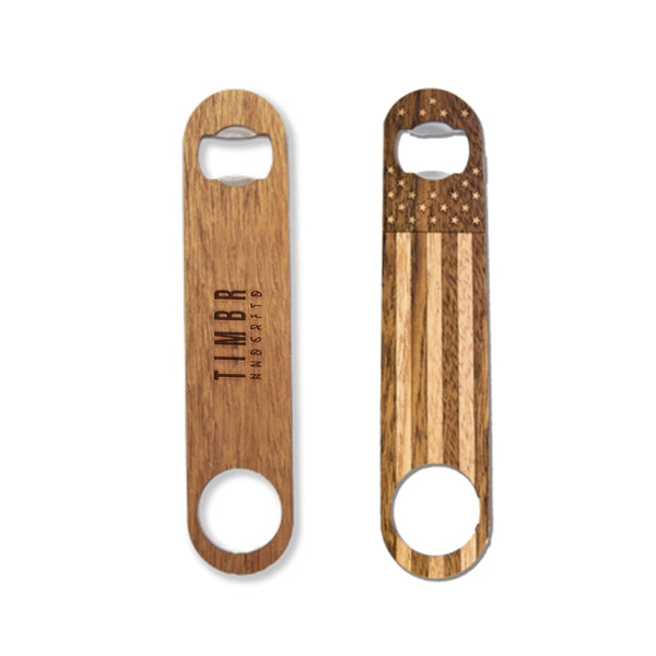 Long Wood Bottle Opener