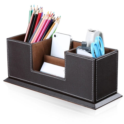PU Desk Organizer/Pen Holder/Business Card Case