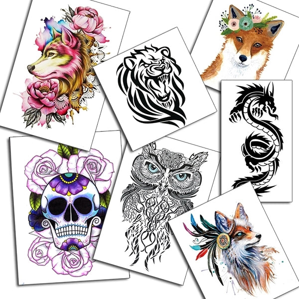 Custom Temporary Tattoos 3"x4"