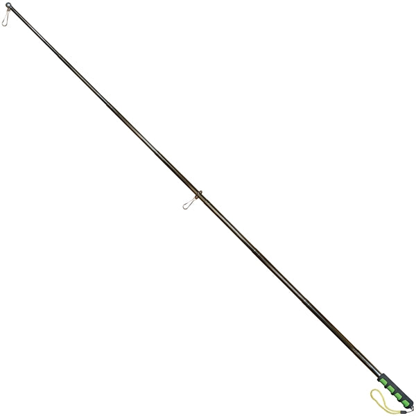 Handheld Telescopic Flagpole - Green Handle