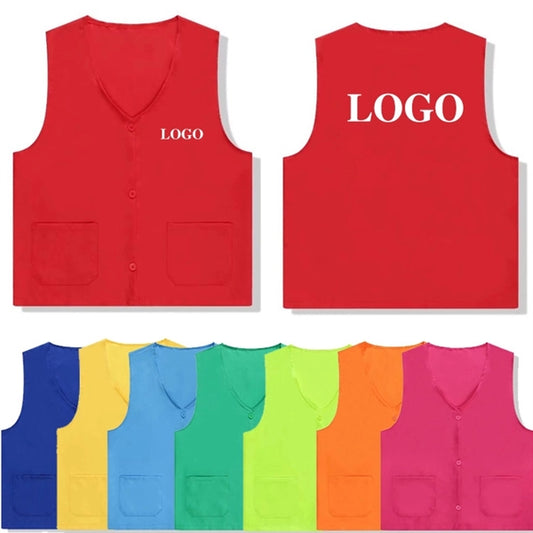 Unisex 2-Pocket Volunteer Vest