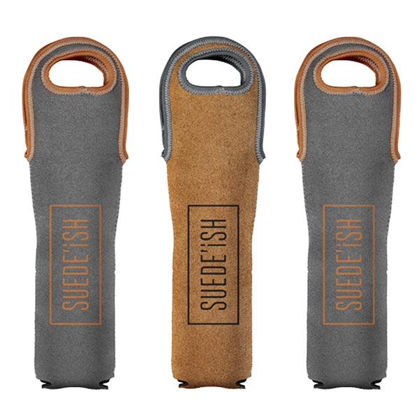 Wine Tote-Suede-ish Neoprene Single