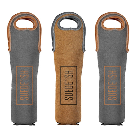 Wine Tote-Suede-ish Neoprene Single