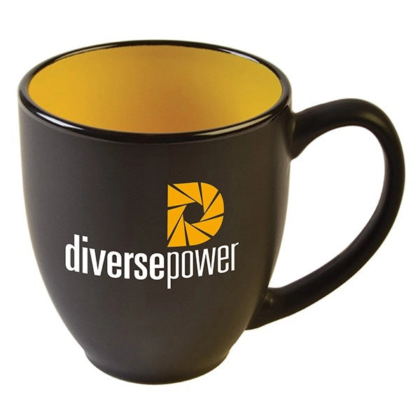 15 oz. Two Tone Matted Bistro Mug