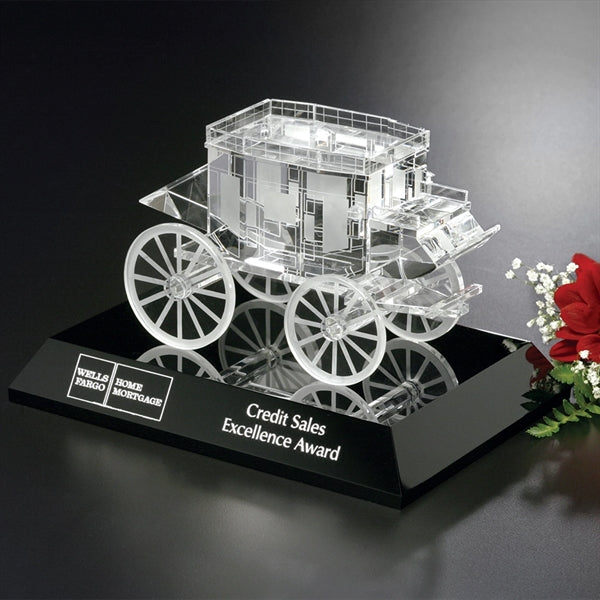 Stagecoach Award on Black Base