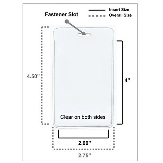 Economy Vertical Badge holder