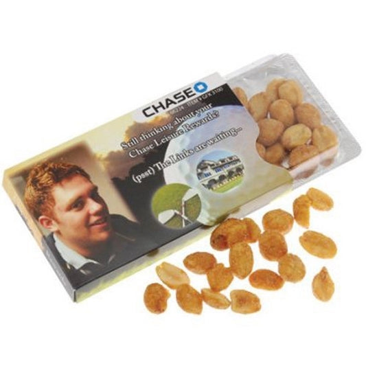 Honey Roasted Peanuts in a Blister Pack with Sleeve