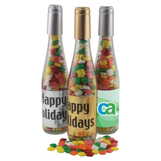 11" Champagne Bottle with Mini Chicklets