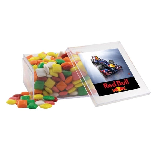 Mini Chicklets in a Clear Acrylic Large Box