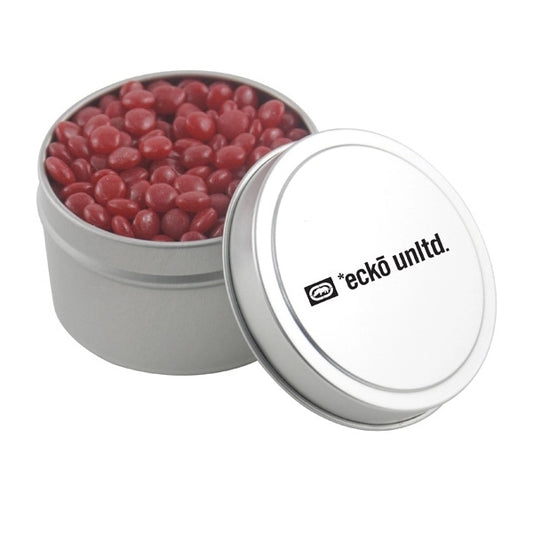 Round Metal Tin with Lid and Cinnamon Imperials