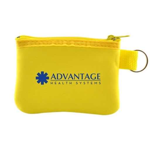 Zip Pouch with Key Ring