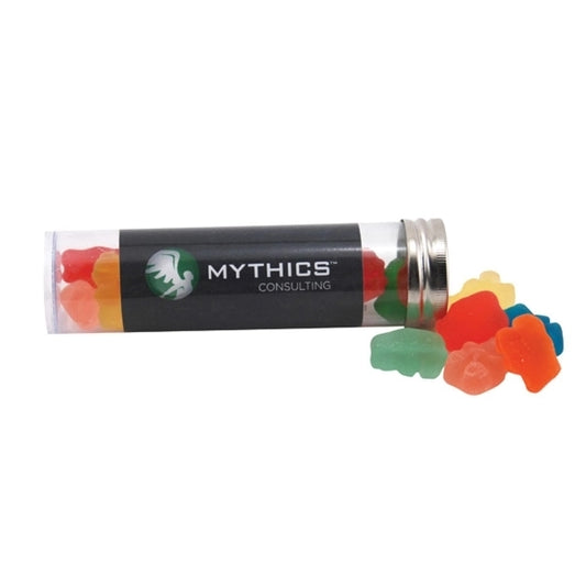 Assorted Fish in a 5 " Plastic Tube with Metal Cap