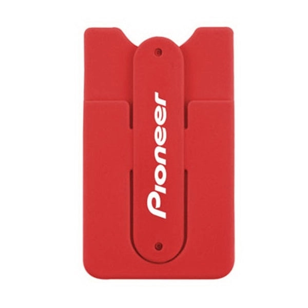 Silicone Smartphone Wallet With Stand & Cord Organizer
