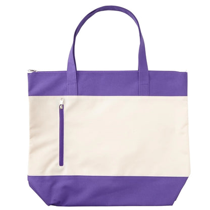 Zippered Beach Tote Bag