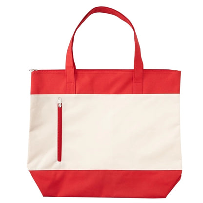 Zippered Beach Tote Bag