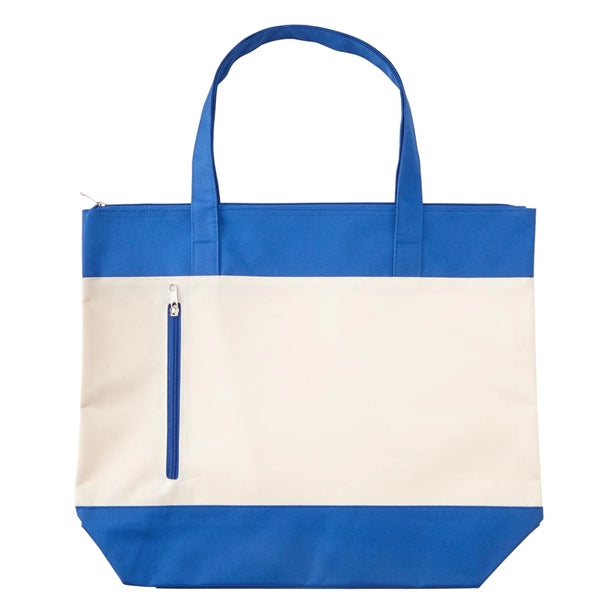 Zippered Beach Tote Bag