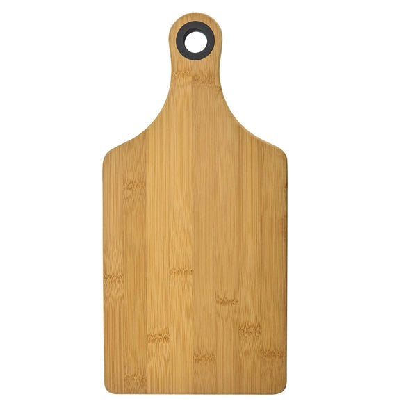 Bamboo Charcuterie Cheese Board w/ Silicone Ring