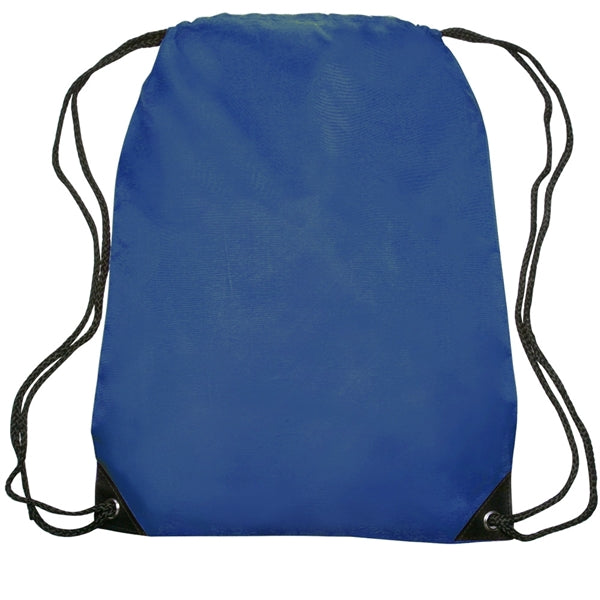 Black Trim Drawstring Bag
