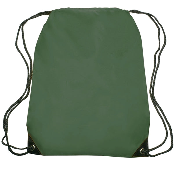 Black Trim Drawstring Bag