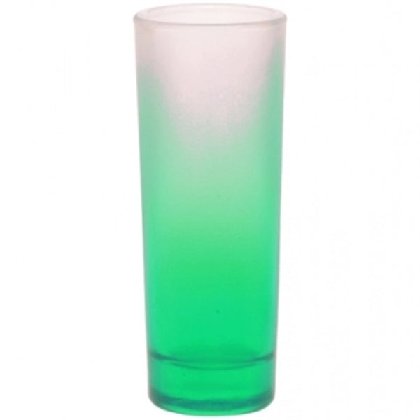 2 oz. Tall Shot Glasses - Colored & Frosted