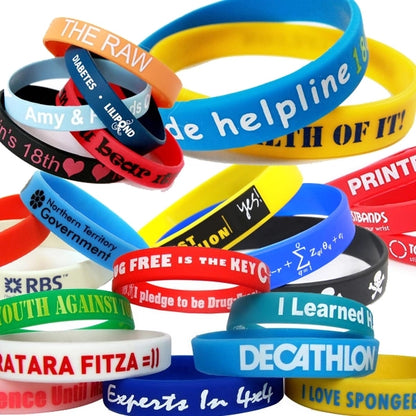 Custom Printed Silicone Bracelets