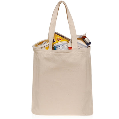10 oz. Canvas Grocery Bags with 22" Handles