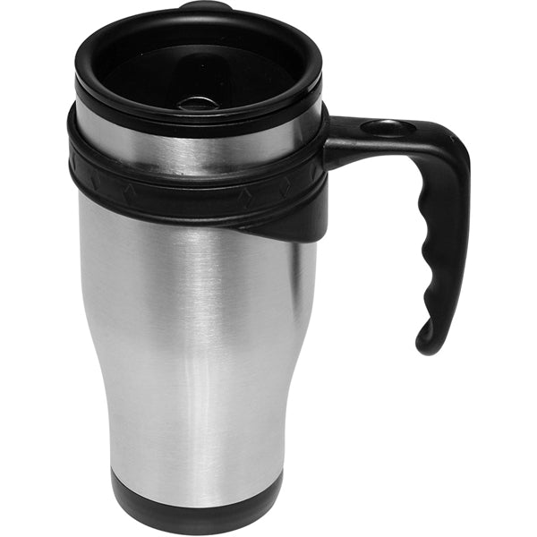 16 oz. Sporty Stainless Steel Travel Mug