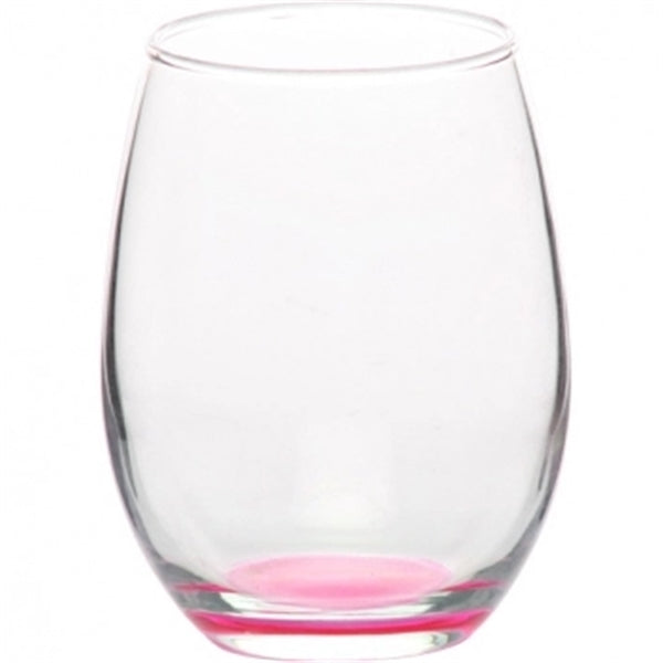 9 oz. Stemless Etched Wine Glasses