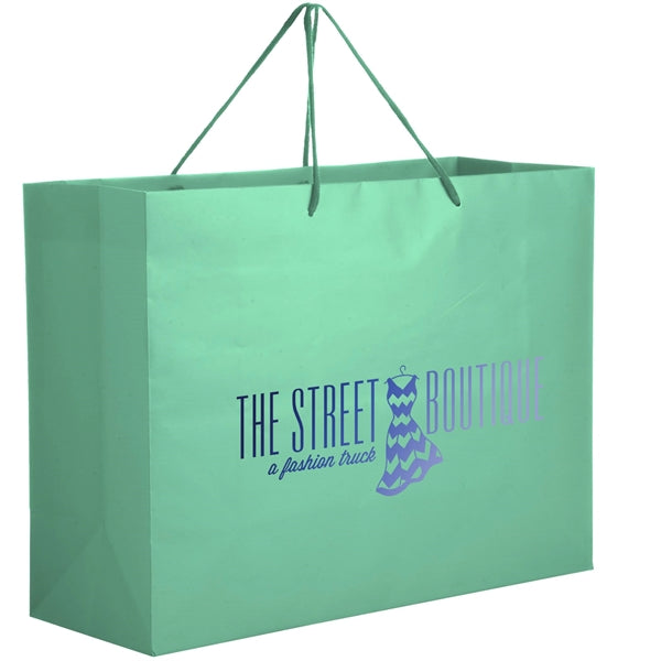 Matte Laminated Euro Tote Bag - Foil Stamp