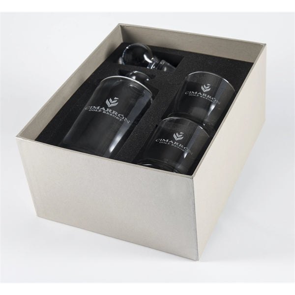 Uptown/Deluxe 3 Piece Crystal Barware Gift Set