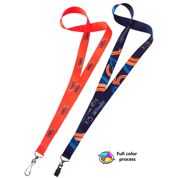Polyester Full Color Sublimated Lanyard ID