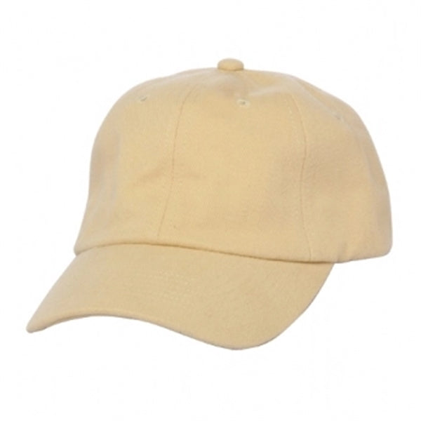 6 Panel Unconstructed Brushed Cotton Caps
