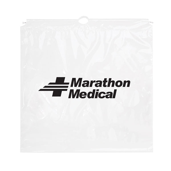 Cotton Cord Drawstring Plastic Bag - Flexo Ink