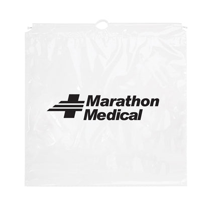 Cotton Cord Drawstring Plastic Bag - Flexo Ink