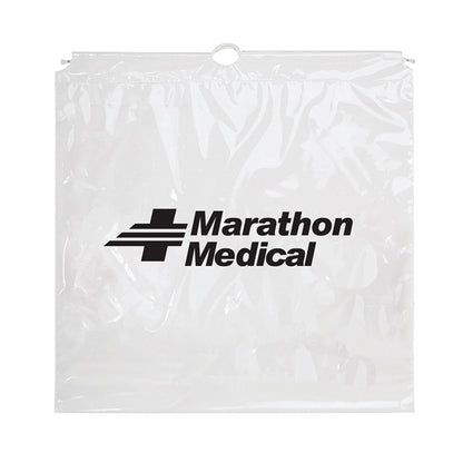 Cotton Cord Drawstring Plastic Bag - Flexo Ink