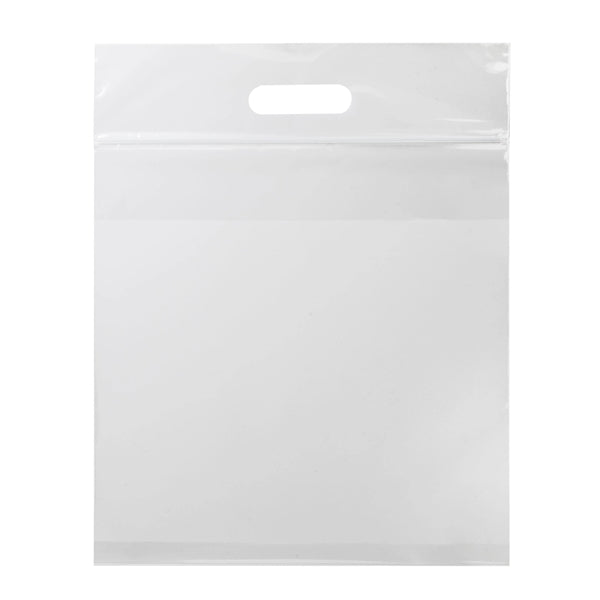 Crystal Clear Stadium Security Zip-Tight Die Cut - Flexo Ink