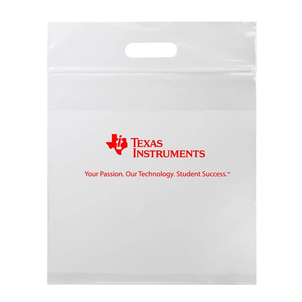 Crystal Clear Stadium Security Zip-Tight Die Cut - Flexo Ink