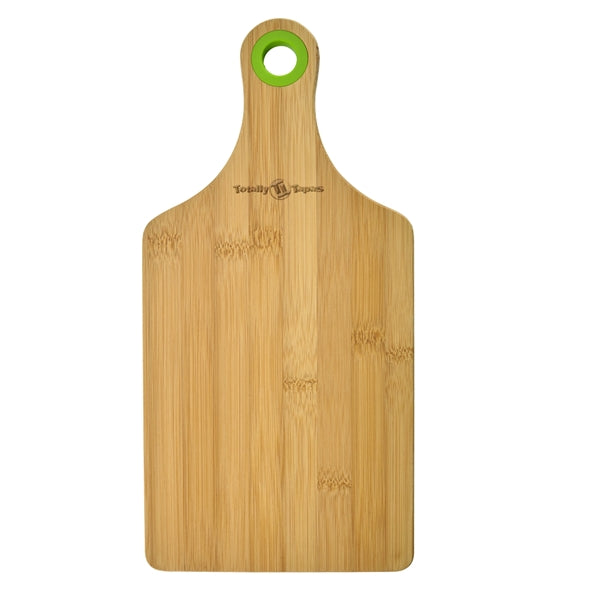 Bamboo Charcuterie Cheese Board w/ Silicone Ring