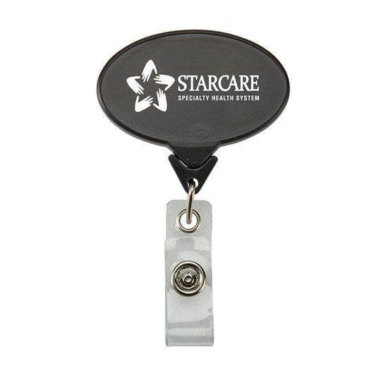 Oval Shaped Retractable Badge Reel