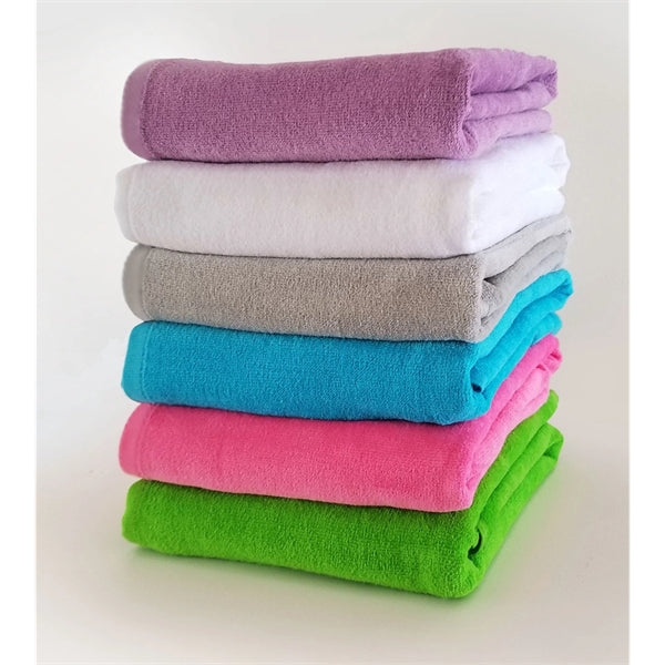 28x58 Economy Light Weight 9 Lbs/ Dz Terry Beach Towels