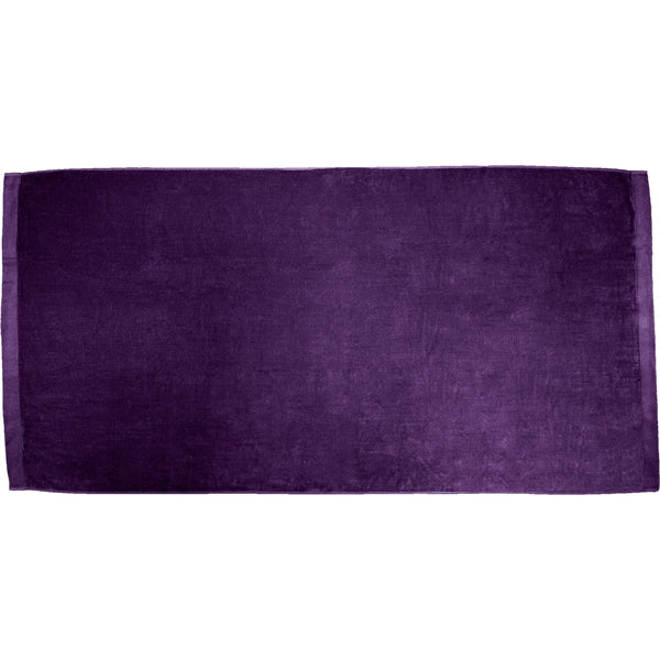 King Size Dobby Hem Velour Beach Towel