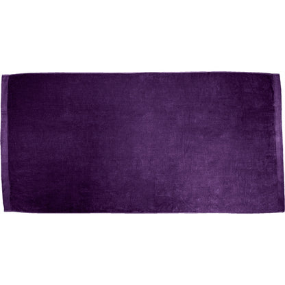 King Size Dobby Hem Velour Beach Towel