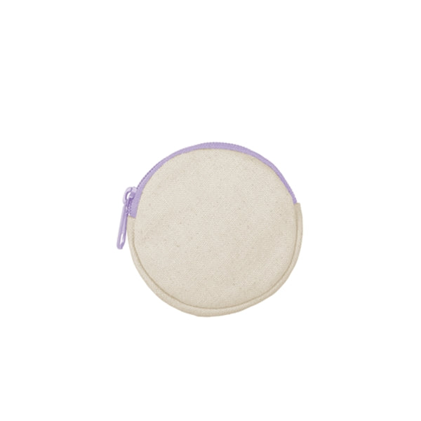 DIME PIECE POUCH - COLORED CANVAS