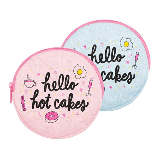 PANCAKE POUCH - COLORED CANVAS