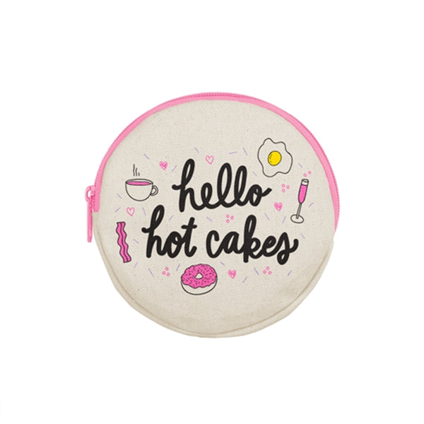 PANCAKE POUCH - COLORED CANVAS