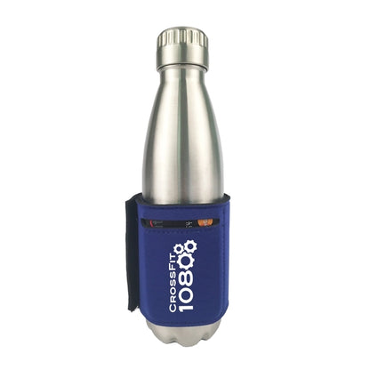 Neoprene Insulated Bottle Sleeve W/ Card Holder
