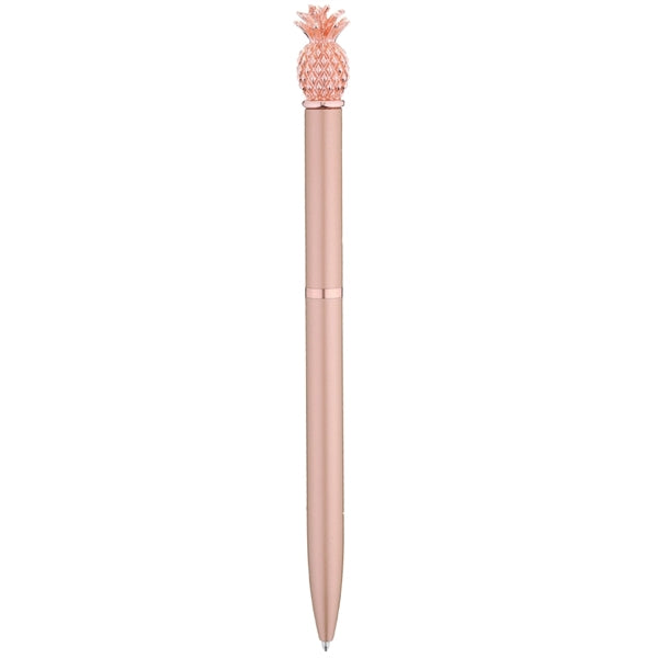 Pineapple Brass Twist-Action Ballpoint
