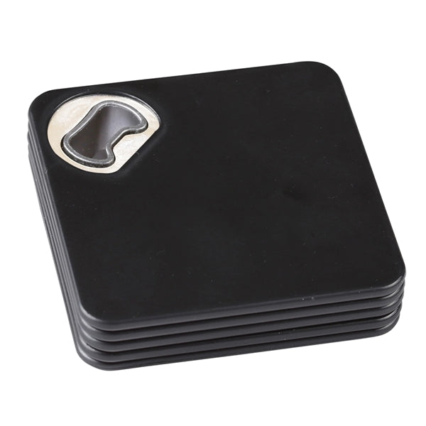 Plastic Bottle Opener 4 pcs + Holder