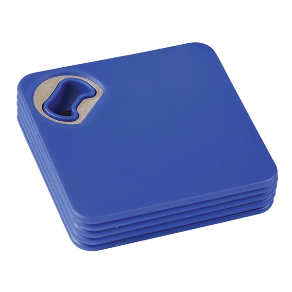 Plastic Bottle Opener 4 pcs + Holder