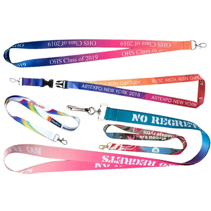 LANYARDS DYE SUBLIMATED FULL COLOR